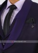 Imported Purple Party Wear Suit