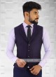 Imported Purple Party Wear Suit