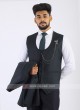 Black Imported Party Wear Suit