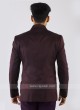 Wine Imported Party Wear Suit