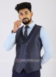 Dark Grey Imported Party Wear Suit