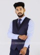 Navy Imported Party Wear Suit