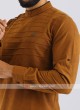 Corduroy Kurta In Brown