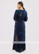 Gharara Suit In Blue