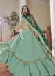 Pista Green Designer Lehenga Choli For Women