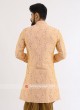 Brocade Silk Indo Western For Men