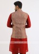 Wedding Wear Nehru Jacket Set