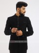 Black Imported Jodhpuri Suit