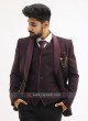 Imported Suit In Wine