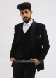 Imported Suit In Navy Blue