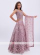 Net Lehenga Choli In Onion Pink