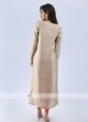 Dark Beige Embroidered Kurti