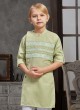 Stylish Kurta Pajama In Pista green Color