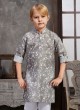 Flower Print Kurta Pajama For Boys