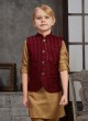 Sequins Work Nehru Jacket For Boy