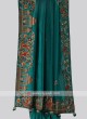 Teal Silk Saree