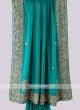 Satin Silk Rama Color Saree