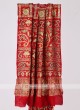 Gaji Silk Red Saree