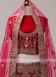 Pink Bridal Lehenga Choli