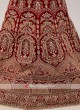 Maroon Bridal Lehenga Choli