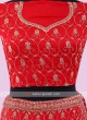 Red Bridal Lehenga Choli