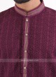 Purple Kurta Pajama