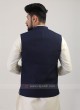 Navy Blue Nehru Jacket