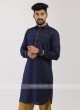 Navy Blue Pathani Suit