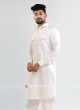 Off-White Pathani Suit