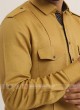 Khaki Color Pathani Suit