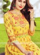 Yellow Soft Cotton Kurti