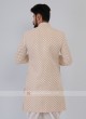 Cream Color Mens Indo-Western