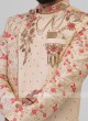 Cream And Golden Sherwani