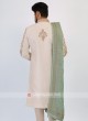 Off-White Silk Sherwani