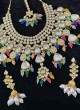 Kundan Studded Multi Color Necklace Set