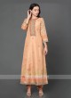 Printed Salwar Kameez In Orange