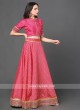 Silk Lehenga Choli In Pink