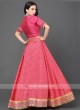 Silk Lehenga Choli In Pink