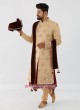 Golden Sherwani For Wedding