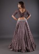 Designer Lehenga Choli In Coffee Color