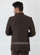 Brown Imported Silk Jodhpuri Suit