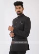 Jute Silk Jodhpuri Suit