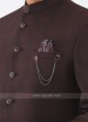 Wine Imported Jodhpuri Suit