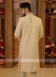 Cream Color Grooms Sherwani