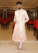 Off-White Color Grooms Sherwani