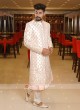 Off-White Color Grooms Sherwani