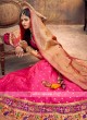 Pink And Magenta Color Silk Lehenga choli