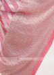 Chiffon Pink Saree