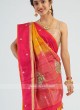 Zardosi Work Silk Saree