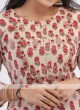 Beige Printed Kurti